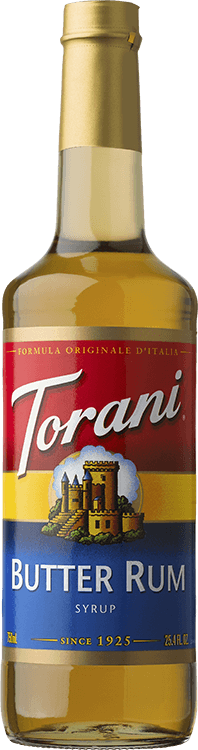 Butter Rum Torani® Syrup - 750 ml bottle