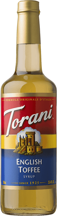 English Toffee Torani® Syrup - 750 ml bottle
