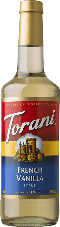 French Vanilla Torani® Syrup - 750 ml bottle