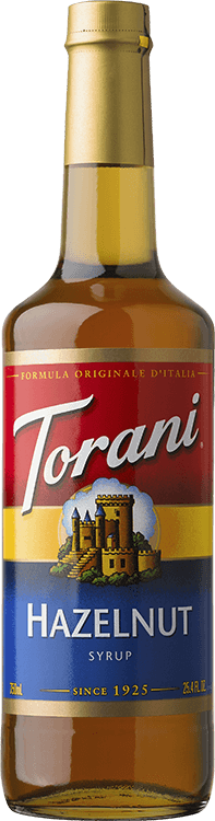 Hazelnut Torani® Syrup - 750 ml bottle