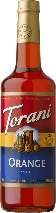 Orange Torani® Syrup - 750 ml bottle