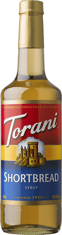 Shortbread Torani® Syrup - 750 ml bottle