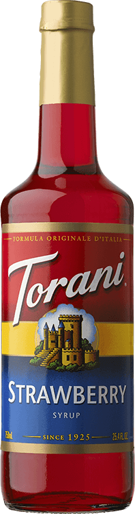 Strawberry Torani® Syrup - 750 ml bottle