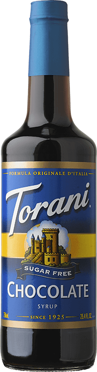 Sugar Free Chocolate Torani® Syrup - 750 ml bottle