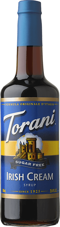 Sugar Free Irish Cream Torani® Syrup - 750 ml bottle