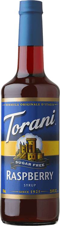 Sugar Free Raspberry Torani® Syrup - 750 ml bottle