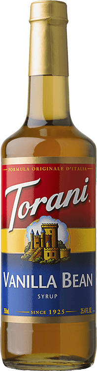 Vanilla Bean Torani® Syrup - 750 ml bottle